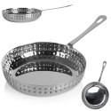 Naczynie do serwowania dań przekąsek stalowe mini patelnia 380ml VILDE 139403