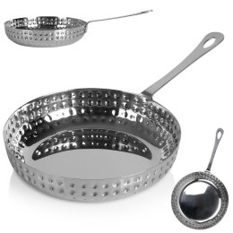 Naczynie do serwowania dań przekąsek stalowe mini patelnia 380ml VILDE 139403