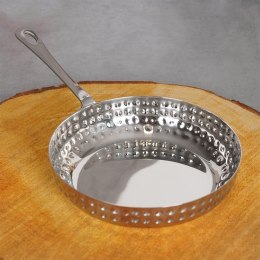 Naczynie do serwowania dań przekąsek stalowe mini patelnia 380ml VILDE 139403