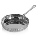Naczynie do serwowania dań przekąsek stalowe mini patelnia 380ml VILDE 139403