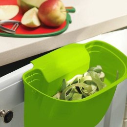 Pojemnik na obierki odpadki BIO na drzwi zielony 5L kosz na śmieci EXCELLENT HOUSEWARE 126021-Z