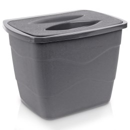 Pojemnik na obierki odpadki śmieci BIO na drzwi szary 4.5L kosz VILDE 259222