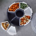 Talerz do serwowania przekąsek przystawek z pokrywą 33cm EXCELLENT HOUSEWARE 139352