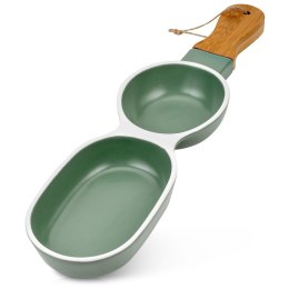 Talerz na przekąski do serwowania porcelanowy TERRESTRIAL 39x10cm NAVA 10-263-104