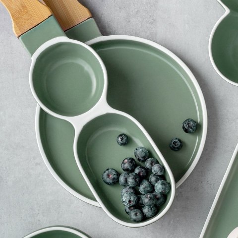 Talerz na przekąski do serwowania porcelanowy TERRESTRIAL 39x10cm NAVA 10-263-104