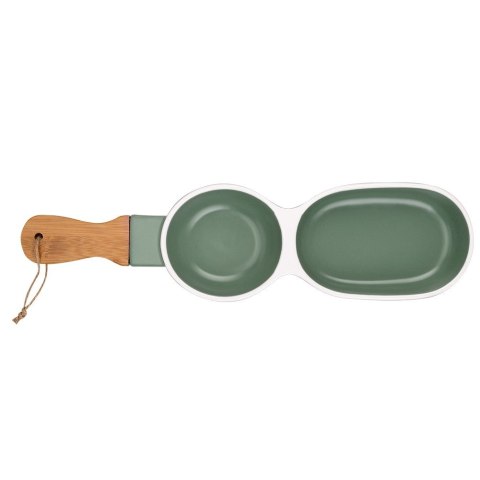 Talerz na przekąski do serwowania porcelanowy TERRESTRIAL 39x10cm NAVA 10-263-104