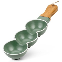 Talerz na przekąski do serwowania porcelanowy TERRESTRIAL 40.5x10cm NAVA 10-263-123