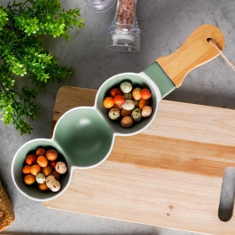 Talerz na przekąski do serwowania porcelanowy TERRESTRIAL 40.5x10cm NAVA 10-263-123