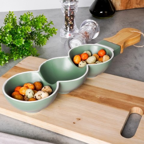 Talerz na przekąski do serwowania porcelanowy TERRESTRIAL 40.5x10cm NAVA 10-263-123