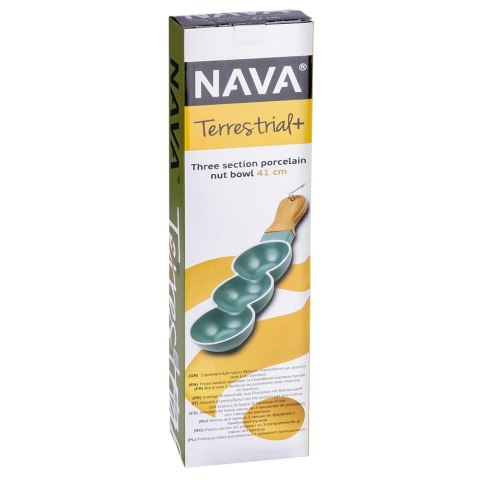 Talerz na przekąski do serwowania porcelanowy TERRESTRIAL 40.5x10cm NAVA 10-263-123