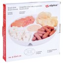 Talerz na przekąski do serwowania przystawek ceramiczny biały 23cm ALPINA 139329