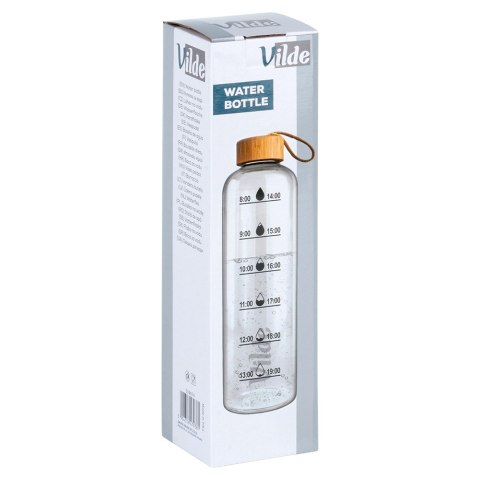 Butelka na wodę sok lemoniadę szklana 1L VILDE 259674