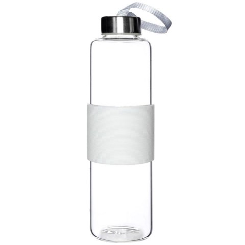 Butelka na wodę sok lemoniadę szklana biała 600 ml EXCELLENT HOUSEWARE 259152-B