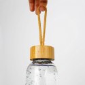 Butelka szklana na wodę soki z silikonowym pokrowcem biała 500 ml EXCELLENT HOUSEWARE 124502-B