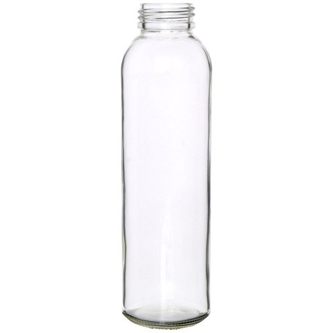 Butelka szklana na wodę soki z silikonowym pokrowcem biała 500 ml EXCELLENT HOUSEWARE 124502-B