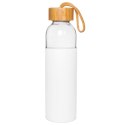 Butelka szklana na wodę soki z silikonowym pokrowcem biała 500 ml EXCELLENT HOUSEWARE 124502-B
