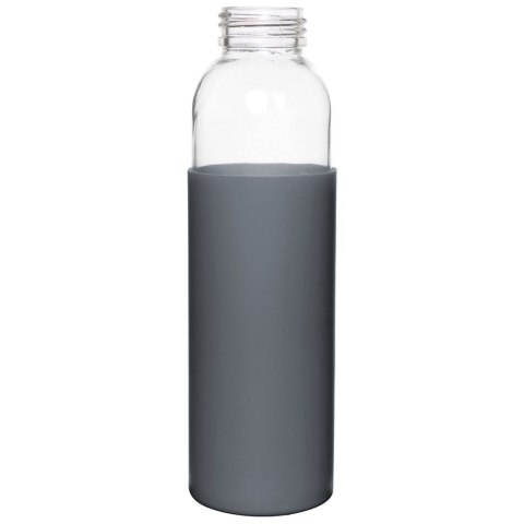 Butelka szklana na wodę soki z silikonowym pokrowcem szara 500 ml EXCELLENT HOUSEWARE 124502-S