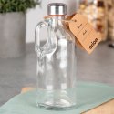 Butelka szklana z uchwytem do picia na wodę sok kompot 550 ml ORION 125979