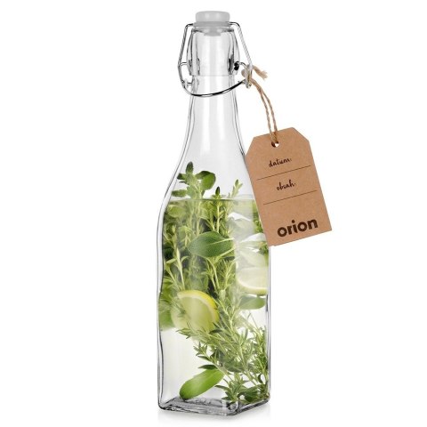 Butelka z klipsem szklana na nalewki wino bimber soki nalewkę 530 ml ORION 126400