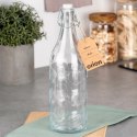 Butelka z klipsem szklana na nalewki wino bimber soki nalewkę duża 1,1L ORION 126483
