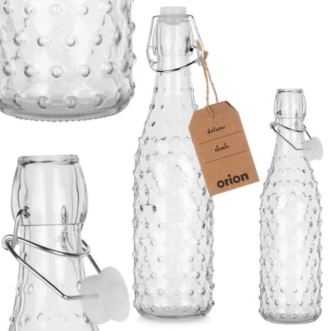 Butelka z klipsem szklana na nalewki wino bimber soki syrop 500 ml ORION 126484