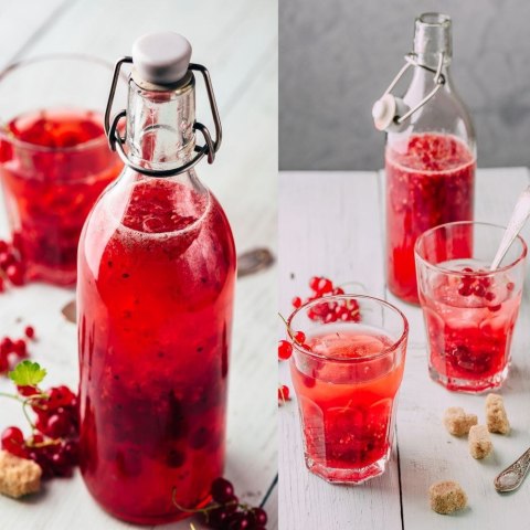 Butelka z klipsem szklana na nalewki wino bimber soki syrop 500 ml ORION 143755