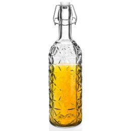 Butelka z klipsem szklana na nalewki wino bimber soki syrop 750 ml ORION 126496