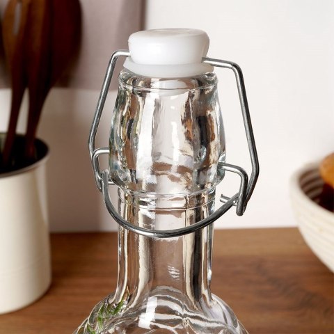 Butelka z klipsem szklana na nalewki wino bimber soki syrop 750 ml ORION 126496