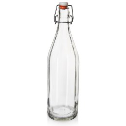 Butelka z klipsem szklana na nalewki wino bimber soki syrop 750 ml ORION 127715