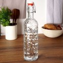 Butelka z klipsem szklana na nalewki wino bimber soki syrop duża 1,1L ORION 126497