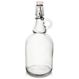 Butelka z klipsem szklana na nalewki wino bimber soki syrop duża 1L ORION 127719