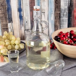 Butelka z klipsem szklana na nalewki wino bimber soki syrop duża 1L ORION 127719