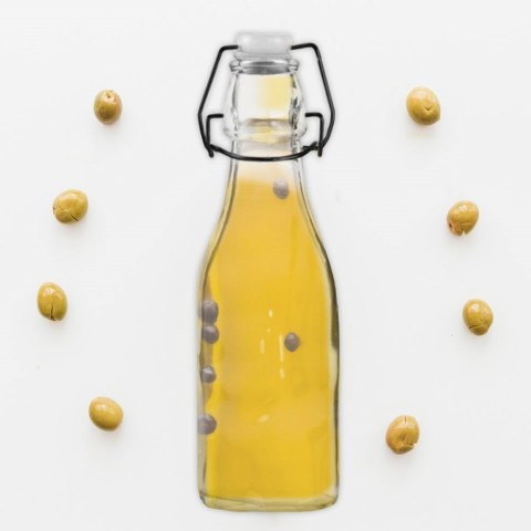 Butelka z klipsem szklana na nalewki wino bimber soki syrop mała 290 ml ORION 126475