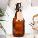 Butelka z klipsem szklana na nalewki wino bimber soki syrop mała 340 ml ORION 143779