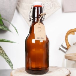 Butelka z klipsem szklana na nalewki wino bimber soki syrop mała 340 ml ORION 143779