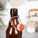Butelka z klipsem szklana na nalewki wino bimber soki syrop mała 340 ml ORION 143779