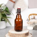 Butelka z klipsem szklana na nalewki wino bimber soki syrop mała 340 ml ORION 143779