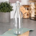 Butelka z klipsem szklana na nalewki wino bimber soki syropy 1L ORION 124671