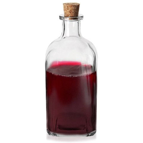 Butelka z korkiem szklana do picia na wodę sok kompot soki 530 ml ORION 127712