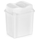 Kosz na śmieci do biura łazienki kuchni łazienkowy plastikowy biały 5L ORION 731335