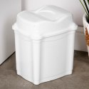 Kosz na śmieci do biura łazienki kuchni łazienkowy plastikowy biały 5L ORION 731335