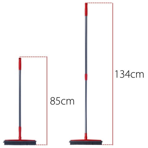Miotła gumowa teleskopowa 85-134cm szczotka do zamiatania DIRT DEVIL 779033