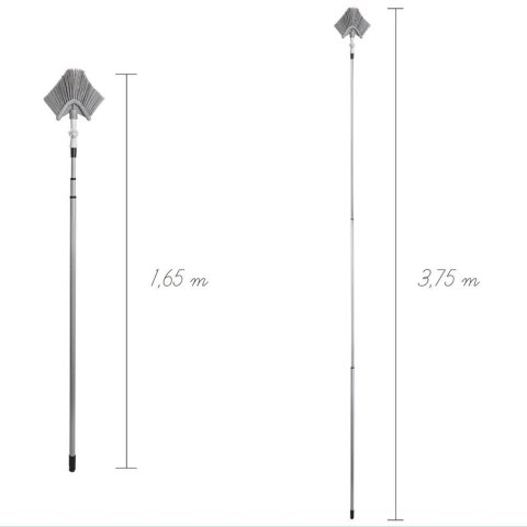Miotła teleskopowa do zamiatania kurzu i pajęczyn trójkątna 143-324cm ORION 711909