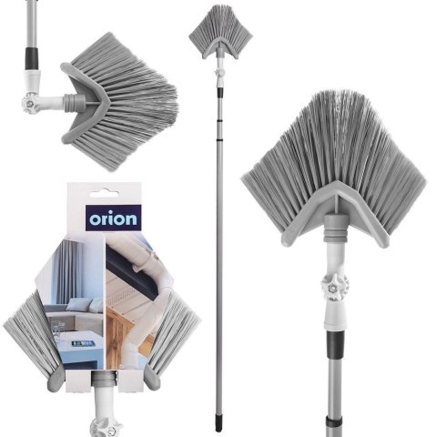 Miotła teleskopowa do zamiatania kurzu i pajęczyn trójkątna 143-324cm ORION 711909