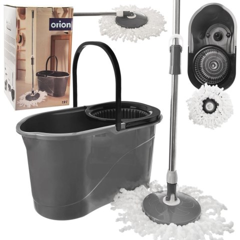 Mop z wiadrem wiadro z mopem GREY 19L ORION 720735