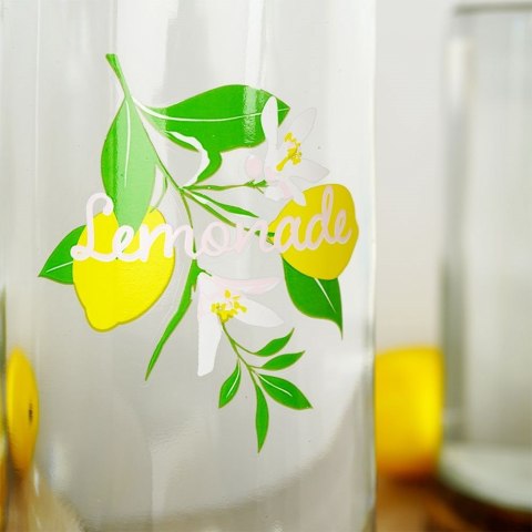 Szklana butelka na wodę lemoniadę soki smoothie sok 1L VILDE 139182