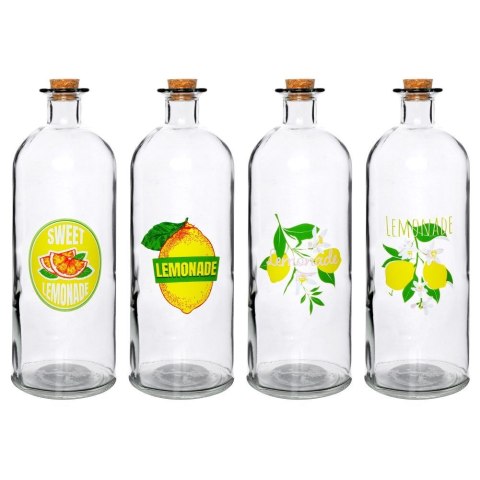 Szklana butelka na wodę lemoniadę soki smoothie sok 1L VILDE 139182