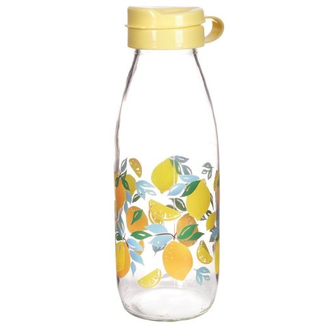 Szklana butelka na wodę soki lemoniadę cytryny 500 ml VILDE 139126-Z