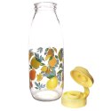 Szklana butelka na wodę soki lemoniadę cytryny 500 ml VILDE 139126-Z