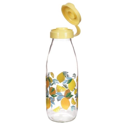 Szklana butelka na wodę soki lemoniadę cytryny 500 ml VILDE 139126-Z
